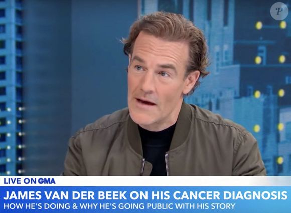 "Moi et mon chéri", a-t-elle écrit en légende, accompagnée de deux émojis de cœur rouge et de rose. 

James Van Der Beek étouffe ses larmes alors qu'il fait le point sur son état de santé après avoir été diagnostiqué d'un cancer colorectal, dans l'émission Good Morning America. Photo par Backgrid UK/ Bestimage