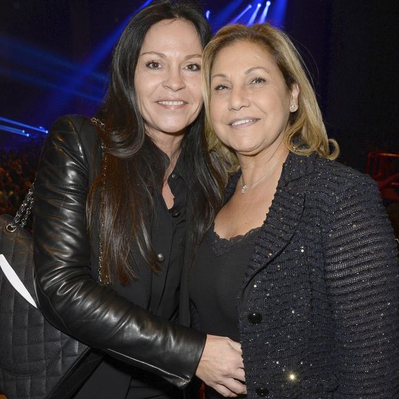 Exclusif - Nathalie Sébastien dite Nana - People au second concert de Celine Dion au POPB de Paris, le 26 novembre 2013
