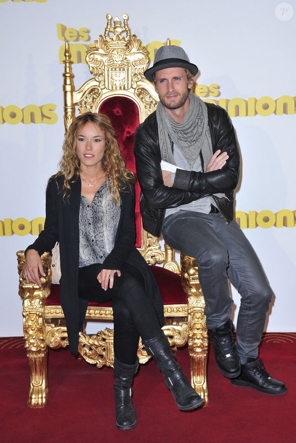 Elodie Fontan et Philippe Lacheau assistant à l'avant-première du film Minions (Les Minions) au Grand Rex à Paris, France, le 23 juin 2015. Photo par Aurore Marechal/ABACAPRESS.COM