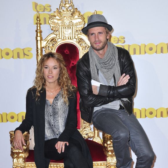 Elodie Fontan et Philippe Lacheau assistant à l'avant-première du film Minions (Les Minions) au Grand Rex à Paris, France, le 23 juin 2015. Photo par Aurore Marechal/ABACAPRESS.COM