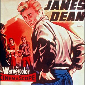Sa disparition prématurée a fait de lui l'icône de toute une génération

Archives - Affiche du film La Fureur de vivre avec James Dean 
Crédit : ALPHA AGENCY / BESTIMAGE