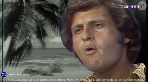 Depuis 1972, Joe Dassin vivait en Polynésie française après être tombé amoureux de l'endroit.

Joe Dassin en interview pour TF1 à Tahiti le 28 juin 1975. Photo : Facebook/TF1 info