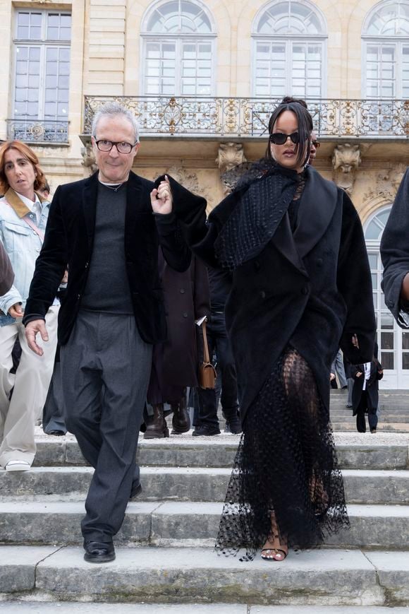Rihanna au défilé Dior "Collection Haute Couture Printemps/Eté 2026" lors de la Fashion Week de Paris (PFW), au musée Rodin, à Paris, France, le 26 janvier 2026. © Olivier Borde/Bestimage