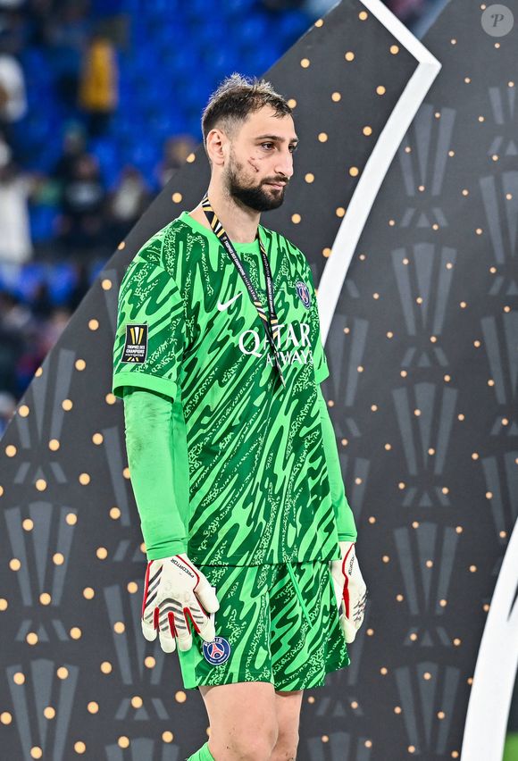 Gianluigi Donnarumma pendant le match entre le Paris Saint-Germain et l'AS Monaco à Doha, Qatar le 5 janvier 2025. © Imago / PsnewZ / Bestimage