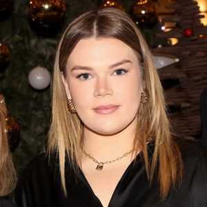 Exclusif - Camille Gottlieb assiste à la vente aux enchères des sapins de Noël des créateurs au profit de l'association Action Innocence à l'hôtel de Paris à Monaco le 13 décembre 2023. Claudia Albuquerque / Bestimage