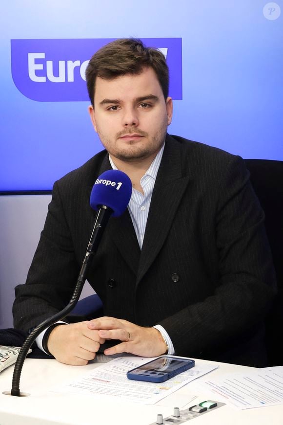 Exclusif - Gauthier Le Bret sur le plateau de l'émission "On marche sur la tête" en direct sur Europe 1 le 29 janvier 2025.
© Jack Tribeca / Bestimage