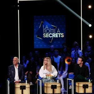 Exclusif - Michel Fugain, Lara Fabian, Théo Curin - Enregistrement de l'émission "La Boîte à Secrets N°19" dans les studios de la Cité du Cinéma à Saint-Denis, présentée par F.Bollaert et diffusée le 3 janvier sur France 3
© Christophe Clovis / Bestimage