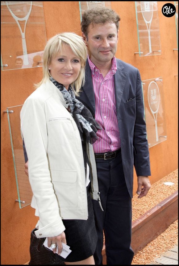 Sophie Davant et son ex-mari Pierre Sled à Roland-Garros en 2008.
Crédit : RINDOFF-JACOVIDES / BESTIMAGE