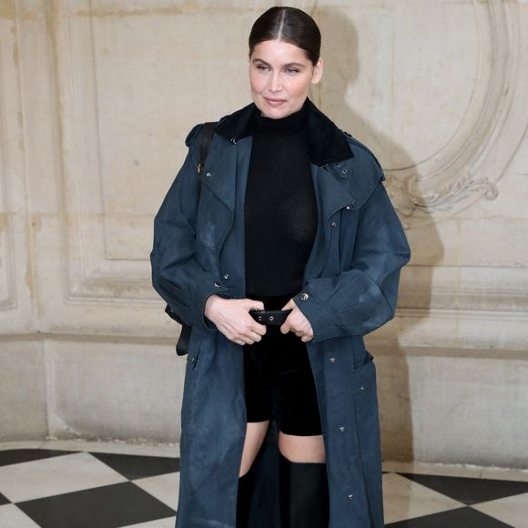 Laetitia Casta au photocall du défilé Christian Dior "Collection Haute Couture Printemps/Eté 2025" au Musée Rodin, lors de la Fashion Week de Paris (PFW), le 27 janvier 2025.
© Bertrand Rindoff / Bestimage