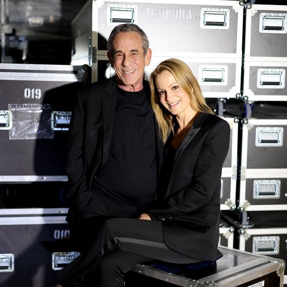 Exclusif - Thierry Ardisson et sa femme Audrey Crespo-Mara - Vernissage de l'exposition "Johnny Hallyday, l'exposition" au Palais des Expositions à Paris. Le 21 décembre 2023
© Dominique Jacovides / Bestimage