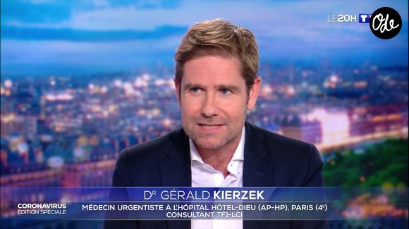 Gérald Kierzek, médecin urgentiste habitué à intervenir dans les médias, sur TF1.