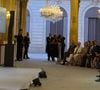 Emmanuel Macron lui a remis les insignes de commandeur de l'ordre national du Mérite et a salué une carrière qui traverse les générations.

Emmanuel Macron, Hugues Aufray - Hugues Aufray (97 ans) a été élevé au rang de commandeur de l'ordre national du Mérite par Emmanuel Macron au palais de l’Elysée à Paris le 15 septembre 2026.