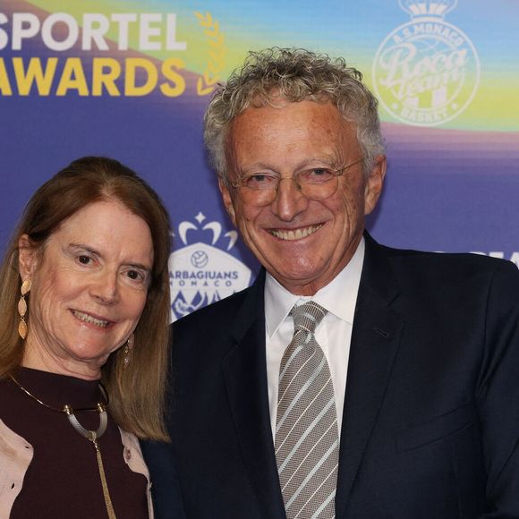 Nelson et Dominique Monfort - Photocall de la soirée des Sportel Awards 2024 au Grimaldi Forum à Monaco le 28 octobre 2024. © Claudia Albuquerque/Bestimage