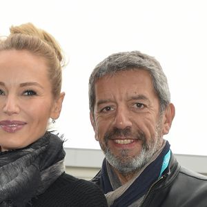 Adriana Karembeu enceinte et Michel Cymes - L'association "Premiers de cordée" organisait une journée Evasion où des milliers d'enfants ont participé à des ateliers sportifs encadrés par des parrains de renom au Stade de France à Saint-Denis le 16 mai 2018. © Coadic Guirec/Bestimage
