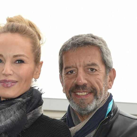 Adriana Karembeu enceinte et Michel Cymes - L'association "Premiers de cordée" organisait une journée Evasion où des milliers d'enfants ont participé à des ateliers sportifs encadrés par des parrains de renom au Stade de France à Saint-Denis le 16 mai 2018. © Coadic Guirec/Bestimage