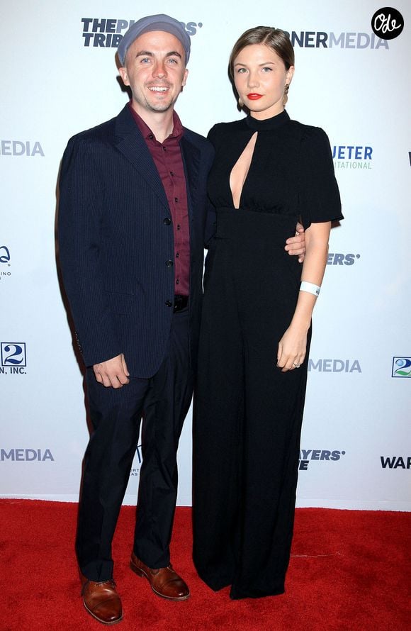 Frankie Muniz et sa femme Paige Price - Photocall de la soirée Derek Jeter Celebrity Invitational Gala 2019, Las Vegas, le 25 avril 2019. ©Broadimage / Bestimage
