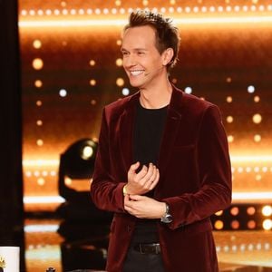 Exclusif - Cyril Feraud - Enregistrement de l'émission "100% logique" présentée par C. Feraud et qui sera diffusée samedi 1er mars à 21.10 sur France 2 et sur france.tv, au Studio du Lendit à Saint-Denis, France, le 12 décembre 2024. © Christophe Clovis / Bestimage CP: