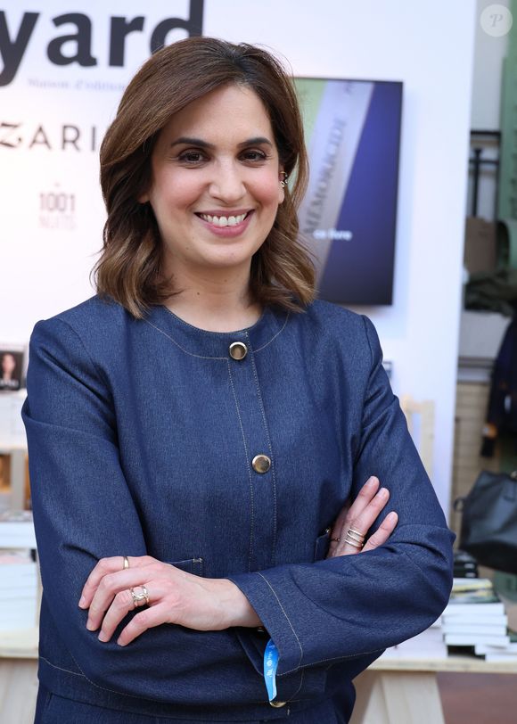 Sonia Mabrouk - Festival du Livre de Paris 2025 au Grand Palais à Paris le 11 avril 2025.
© Denis Guignebourg / Bestimage