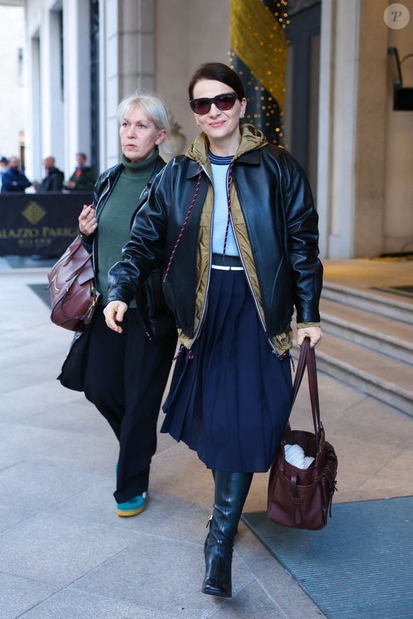L'actrice de 62 ans y est née.
Milan, ITALIE Juliette Binoche a fait une apparition élégante à Milan. L'actrice acclamée portait un sac Prada et des lunettes de soleil lors de sa sortie en ville. Backgrid USA / Bestimage