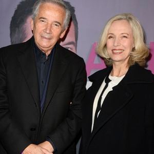 Alain Doutey et sa femme Arielle Séménoff - Générale du One Man Show d'Arnaud Ducret "Arnaud vous fait plaisir" à l'Alhambra à Paris, le 13 novembre 2014. (COADIC GUIREC / BESTIMAGE).