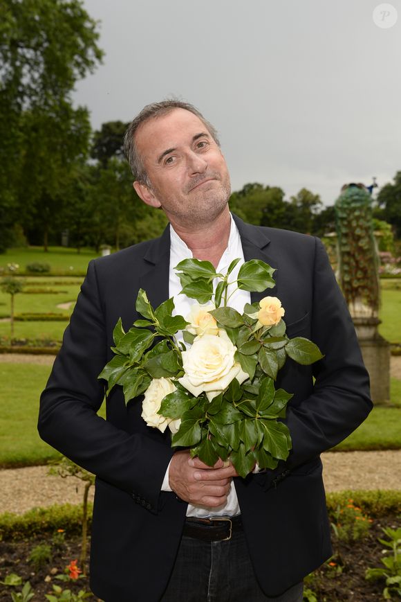 Exclusif - Baptême de la rose "Christophe Dechavanne" au Parc de Bagatelle à Paris le 16 juin 2016. COADIC GUIREC / BESTIMAGE