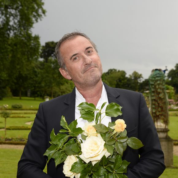 Exclusif - Baptême de la rose "Christophe Dechavanne" au Parc de Bagatelle à Paris le 16 juin 2016. COADIC GUIREC / BESTIMAGE