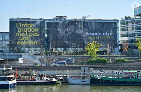 Illustration du siège de France Télévisions à Paris, France, le 29 septembre 2025. France Télévisions aborde une rentrée particulièrement houleuse, sur fond d’attaques frontales visant l’audiovisuel public.
© Christian Liewig/Bestimage