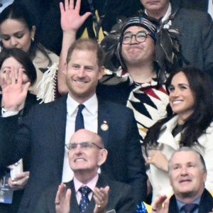 Le prince Harry et Meghan Markle assistent à la cérémonie d'ouverture des "Invictus Games Vancouver Whistler 2025" au Canada le 8 février 2025. Backgrid USA / Bestimage