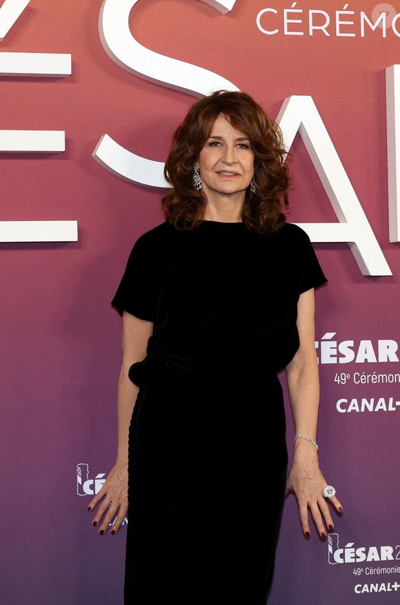 Valérie Lemercier, présidente des César 2024 - Photocall des lauréats (press room) lors de la 49ème édition de la cérémonie des César à l’Olympia à Paris le 23 février 2024
© Dominique Jacovides / Olivier Borde / Bestimage