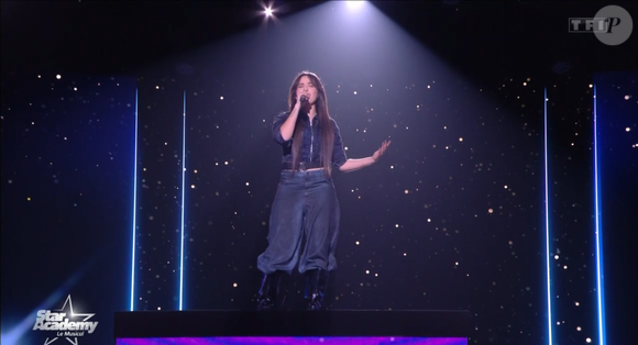 Ambre dans la Star Academy - capture d'écran TF1