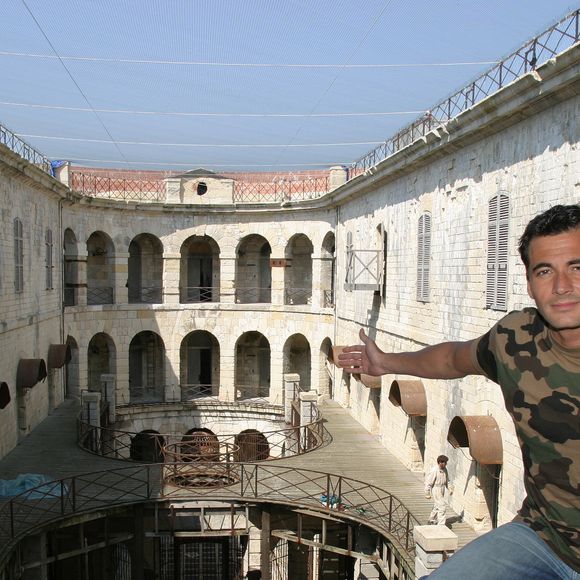Olivier Minne - Archive - Fort Boyard le 16 avril 2003. © Frédéric Piau/Bestimage