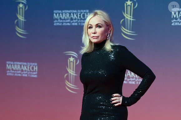 Emmanuelle Beart assiste à l'avant-première de Les Graines du Figuier Sauvage lors du 21ème Festival International du Film de Marrakech à Marrakech, Maroc, le 05 décembre 2024. Photo de Aurore Marechal/ABACAPRESS.COM