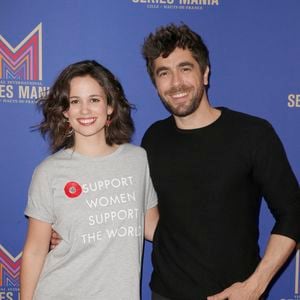 Lucie Lucas et Agustin Galiana de la série "Clem" - 10e édition du Festival Séries Mania à Lille, le 24 mars 2019. © Christophe Aubert via Bestimage