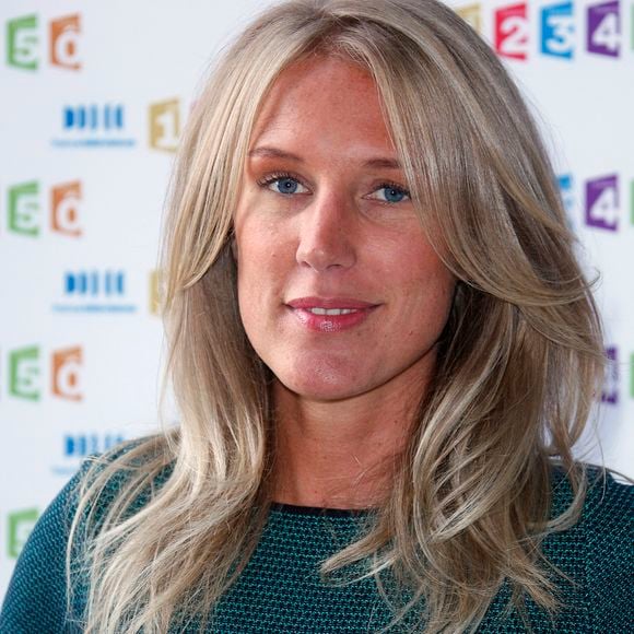 Agathe Lecaron - Conférence de presse de France Télévision à Paris le 31 aout 2011. © JLPPA / Bestimage