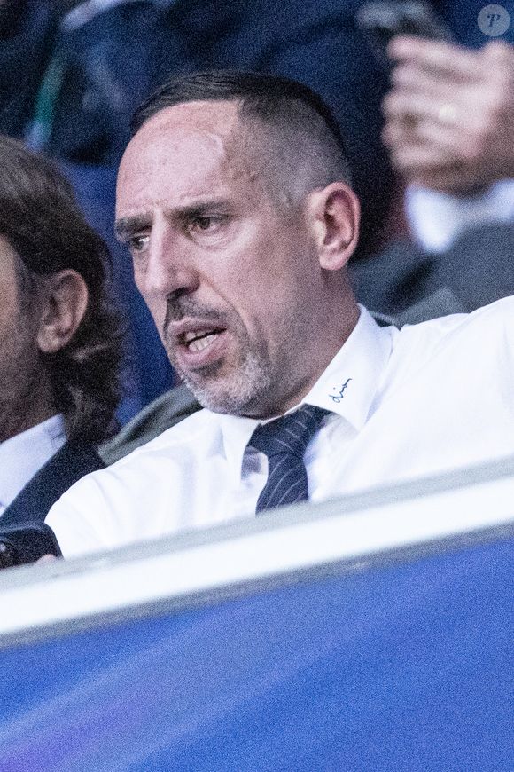 Franck Ribéry - Les célébrités dans les tribunes de la finale de la Ligue Des Champions 2025 "PSG - Inter Milan" à l'Allianz Arena de Munich, le 31 mai 2025.
© Cyril Moreau/Bestimage
