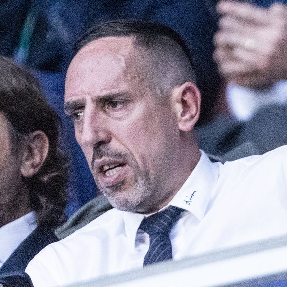 Franck Ribéry - Les célébrités dans les tribunes de la finale de la Ligue Des Champions 2025 "PSG - Inter Milan" à l'Allianz Arena de Munich, le 31 mai 2025.
© Cyril Moreau/Bestimage