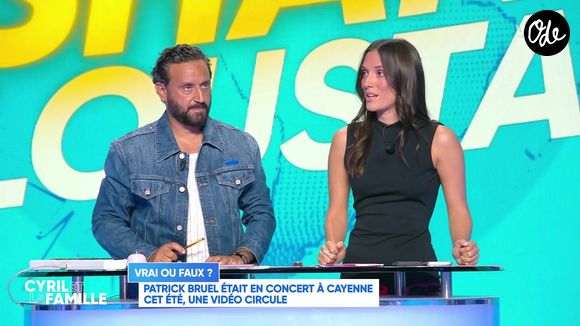 Cyril Hanouna et Shana Loustau lors de la première de la saison 2 de "Tout beau, tout neuf" ce lundi 31 août 2026

Capture d'écran TBT9 / W9