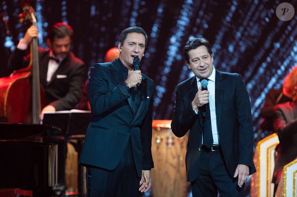 Une petite Célestine (4 ans et demi) qui adore Dany Brillant

Exclusif - Dany Brillant et Laurent Gerra - Enregistrement de l'émission "Chantons Aznavour" aux Folies Bergère à Paris
© Pierre Perusseau / Bestimage