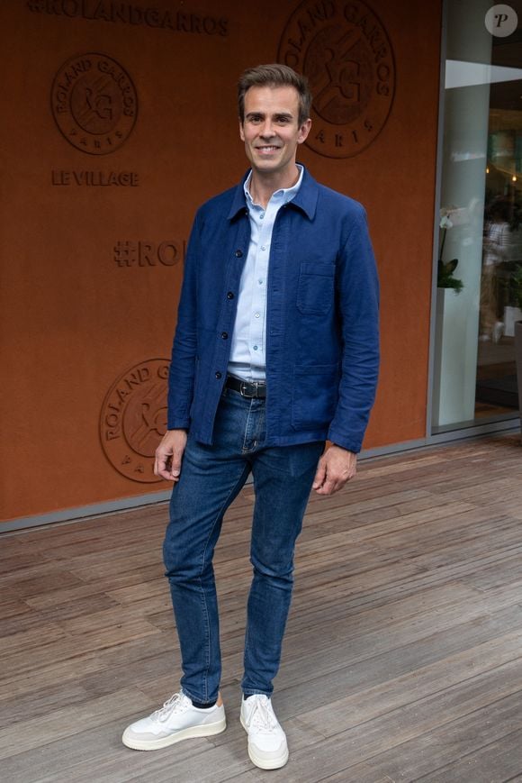 Jean-Baptiste Marteau au Village pour la session de nuit pendant les Internationaux de France 2025 à Roland Garros le 28 mai 2025 à Paris, France. Photo Nasser Berzane/ABACAPRESS.COM