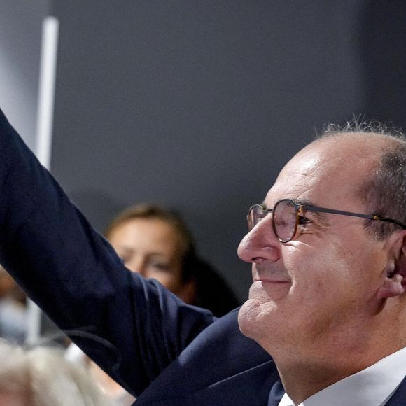 Jean Castex rencontre la team France avant la cérémonie d’ouverture WorldSkills Lyon 2024 à la LDLC Arena de Décines-Charpieu, France, le 10 septembre 2024. © Sandrine Thesillat/Panoramic/Bestimage