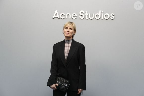 Judith Godrèche - Photocall du défilé Acne Studios "Collection Prêt-à-Porter Automne/Hiver 2025-2026" lors de la Fashion Week de Paris, le 5 mars 2025.