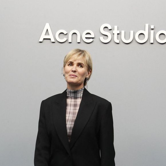 Judith Godrèche - Photocall du défilé Acne Studios "Collection Prêt-à-Porter Automne/Hiver 2025-2026" lors de la Fashion Week de Paris, le 5 mars 2025.