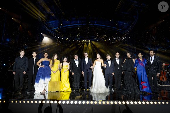 Exclusif - Aida Garifullina, Bohdan Luts, Dom La Nena, Bomsori Kim, Benjamin Bernheim, Rihab Chaieb, Gautier Capuçon, Jérôme Ducros, Bruno de Sá, Florian Sempey, Cristian Măcelaru - 13ème édition du Concert de Paris aux pieds de la Tour Eiffel à l’occasion de la fête nationale du 14 juillet proposé par Radio France, France Télévisions, la Ville de Paris, et Électron Libre Productions.

© Perusseau / Clovis / Bestimage