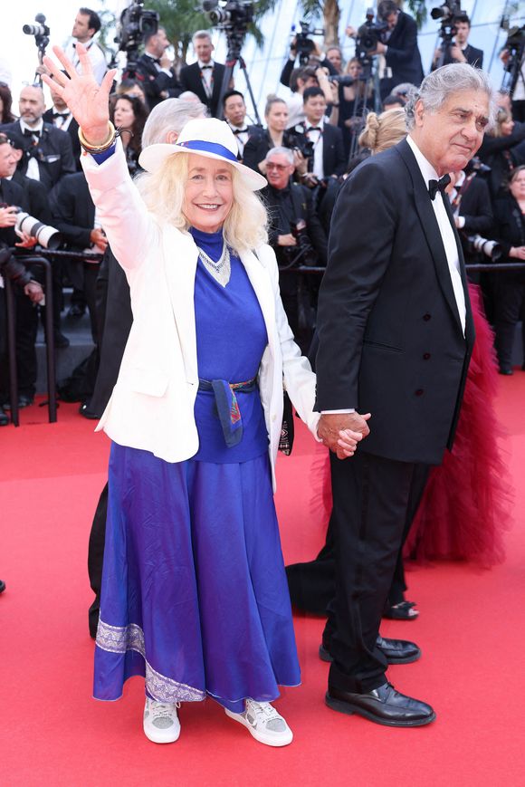 Brigitte Fossey assiste au tapis rouge de "Horizon : An American Saga" lors du 77ème Festival de Cannes au Palais des Festivals le 19 mai 2024 à Cannes, France. Photo David Boyer/ABACAPRESS.COM