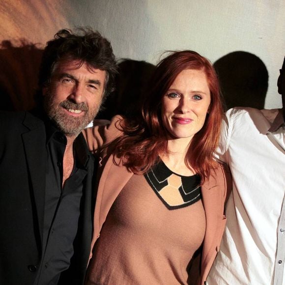 François Cluzet, Audrey Fleurot et Omar Sy à l'avant-première du film "Intouchables" au cinéma Gaumont Marignan, le 18 octobre 2011, à Paris. AGENCE / BESTIMAGE