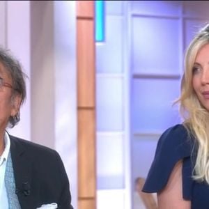 Laurent Voulzy et sa compagne Isaure La Faou, sur C à Vous le 8 mai 2026 © Capture d'écran/France 5