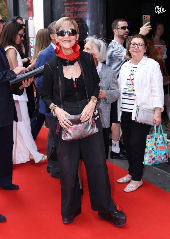 Isabelle Morini-Bosc au défilé Stéphane Rolland à l'Olympia, Collection Haute Couture Automne/Hiver 2026-2027 lors de la Fashion Week de Paris, le 7 juillet 2026. 

© Denis Guignebourg / Bestimage