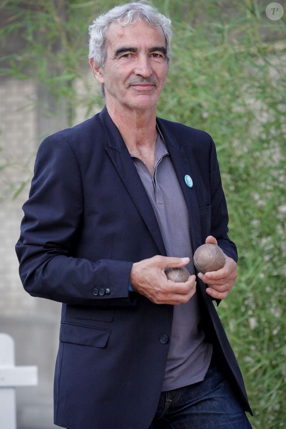 Raymond Domenech - 2ème Trophée de la Pétanque Gastronomique au Paris Yacht Marina , le 27 Juin 2014 à Paris
©Julien Sarkissian / Bestimage