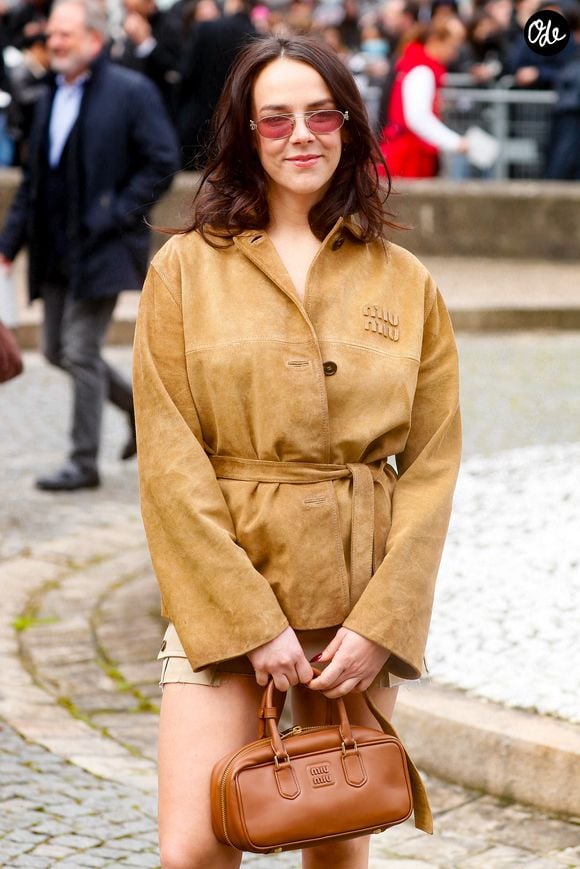 Pauline Ducruet - Arrivées au défilé Miu Miu mode femme automne / hiver 2024-2025 au Conseil Economique et Social lors de la Fashion Week de Paris (PFW), à Paris, France, le 5 mars 2024. © Christophe Clovis/Bestimage