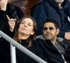 Jamel Debbouze avec sa femme Mélissa Theuriau - Célébrités dans les tribunes du quart de finale de la Ligue des Nations de l'UEFA 2025 "France - Croatie (2-0 / tab 5-4)" au Stade de France à Saint-Denis le 23 mars 2025. © Cyril Moreau/Bestimage